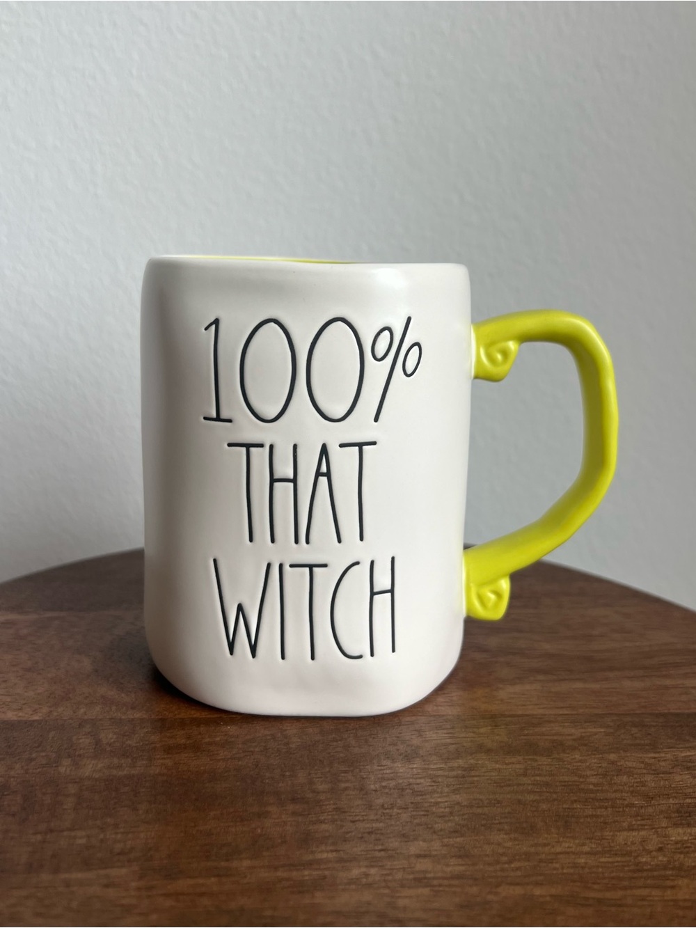 New Rae Dunn 100% That Witch Ceramic Mug